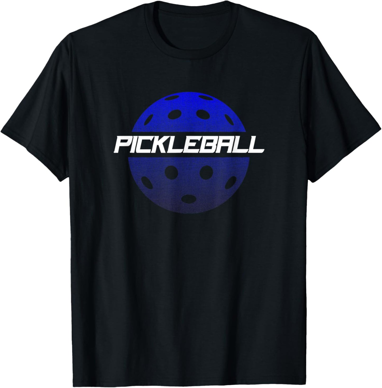Pickleball - Stylish - Simple - Pickleball T-Shirt - T-Shirt | Black