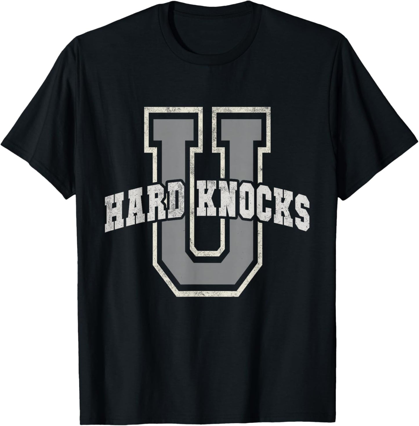 UNIVERSITY of HARD KNOCKS College Entrepreneur School Dad T-Shirt - T-Shirt | Black
