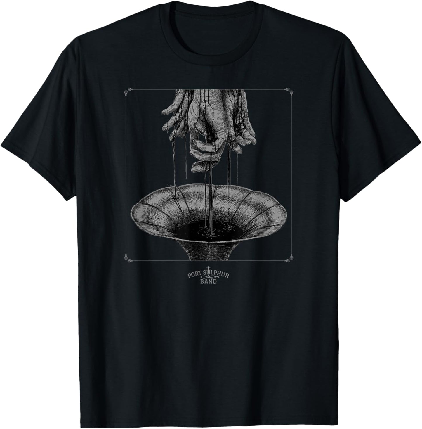 Hunt: Showdown 1896 Port Sulphur Band Make Them Bleed T-Shirt - T-Shirt | Black