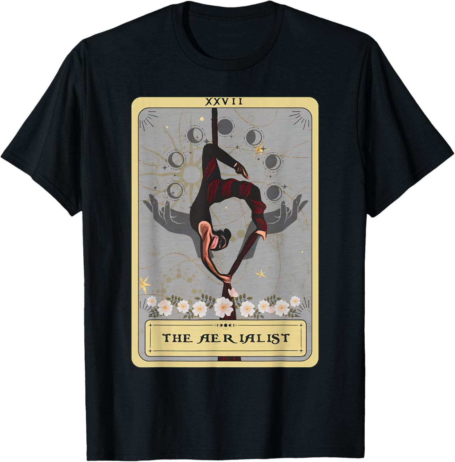 Aerialist Tarot Card Aerial Dancing Aerial Dancer Women T-Shirt - T-Shirt | Black