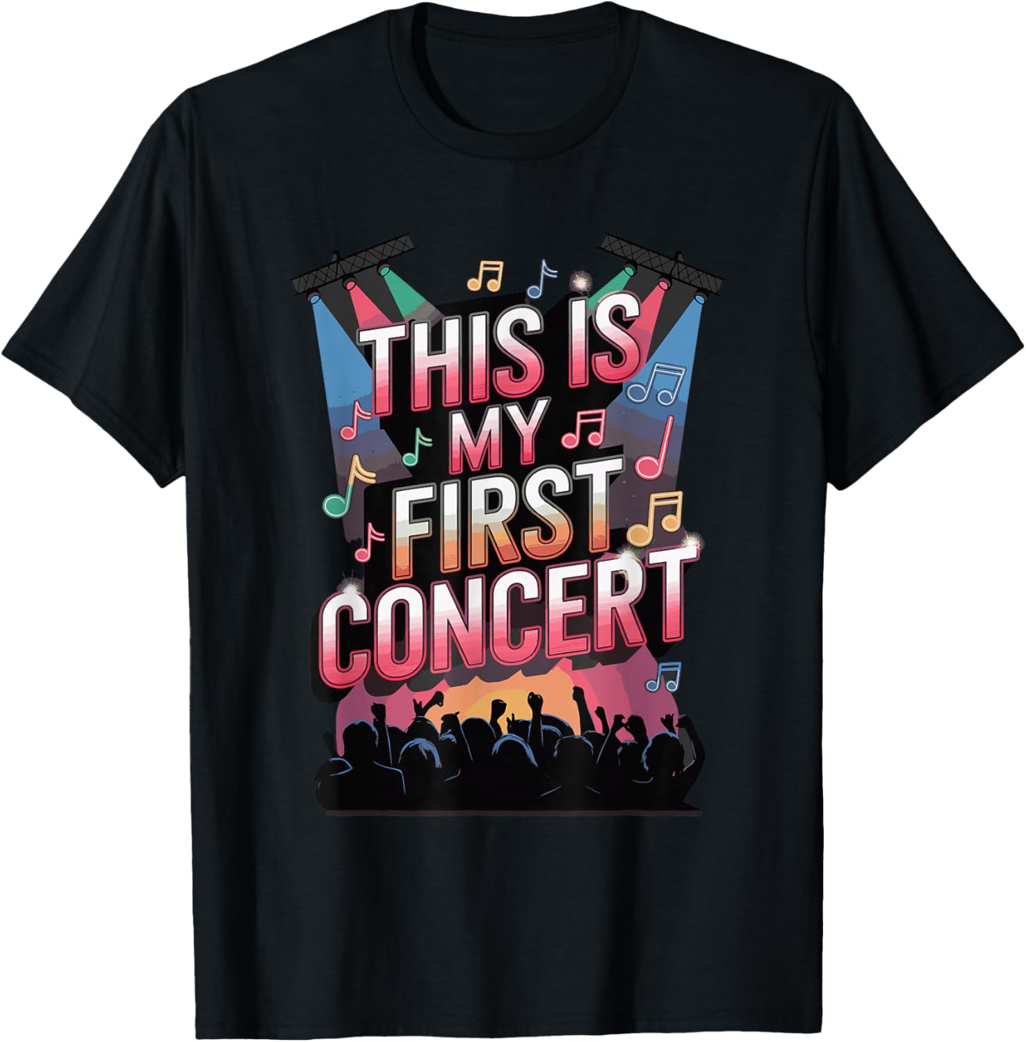This Is My First Concert T-Shirt - T-Shirt | Black
