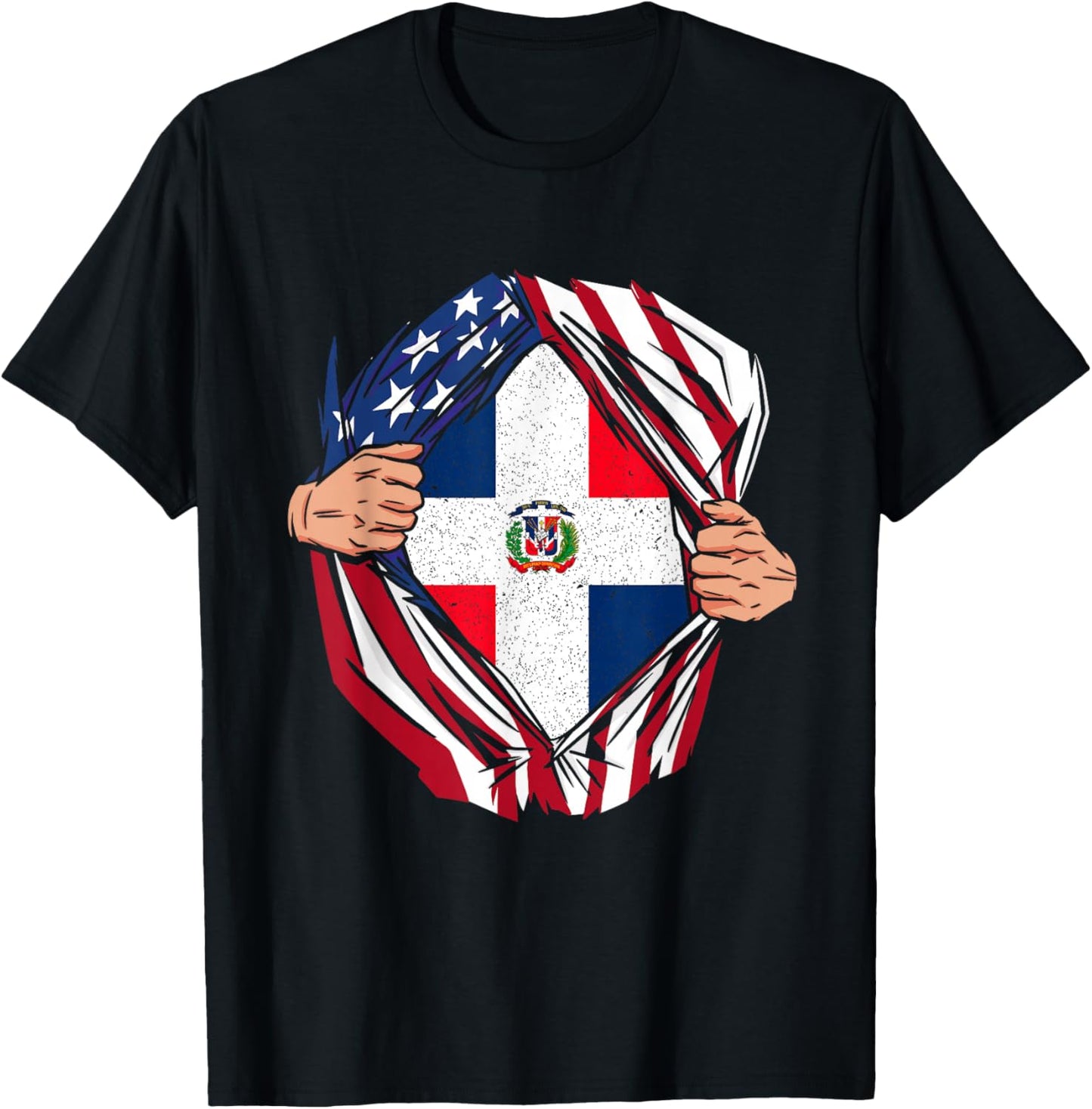 Dominican Republic Pride Funny National Expat Patriotic T-Shirt - T-Shirt | Black