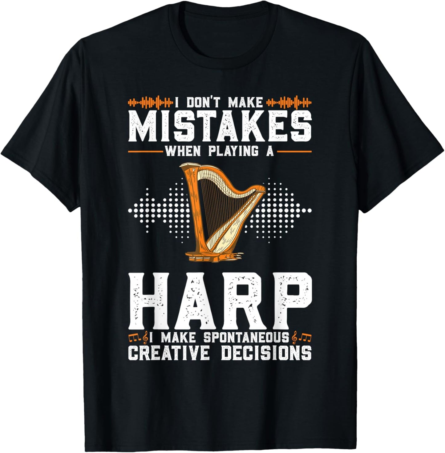 Harp T-Shirt - T-Shirt | Black