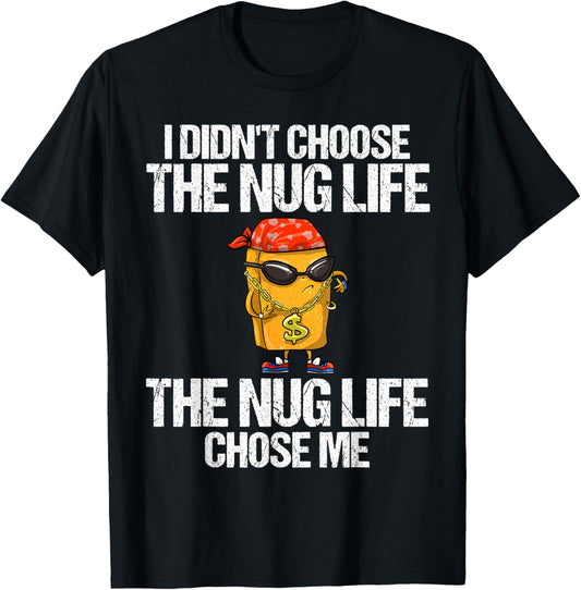 Chicken Nugget Art Women Kids Chicken Nugget Lover T-Shirt - T-Shirt | Black