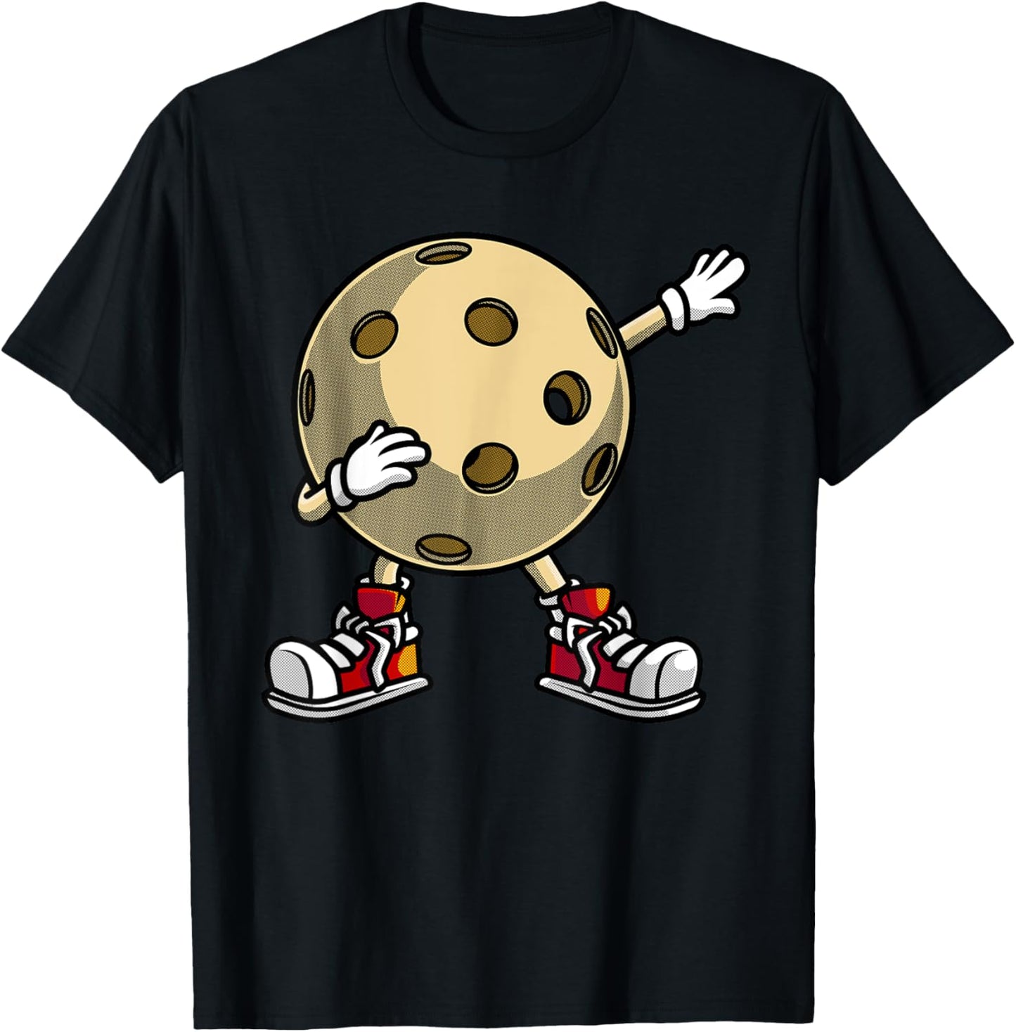 Pickleball Art Women Pickle Ball Player Pickleball T-Shirt - T-Shirt | Black