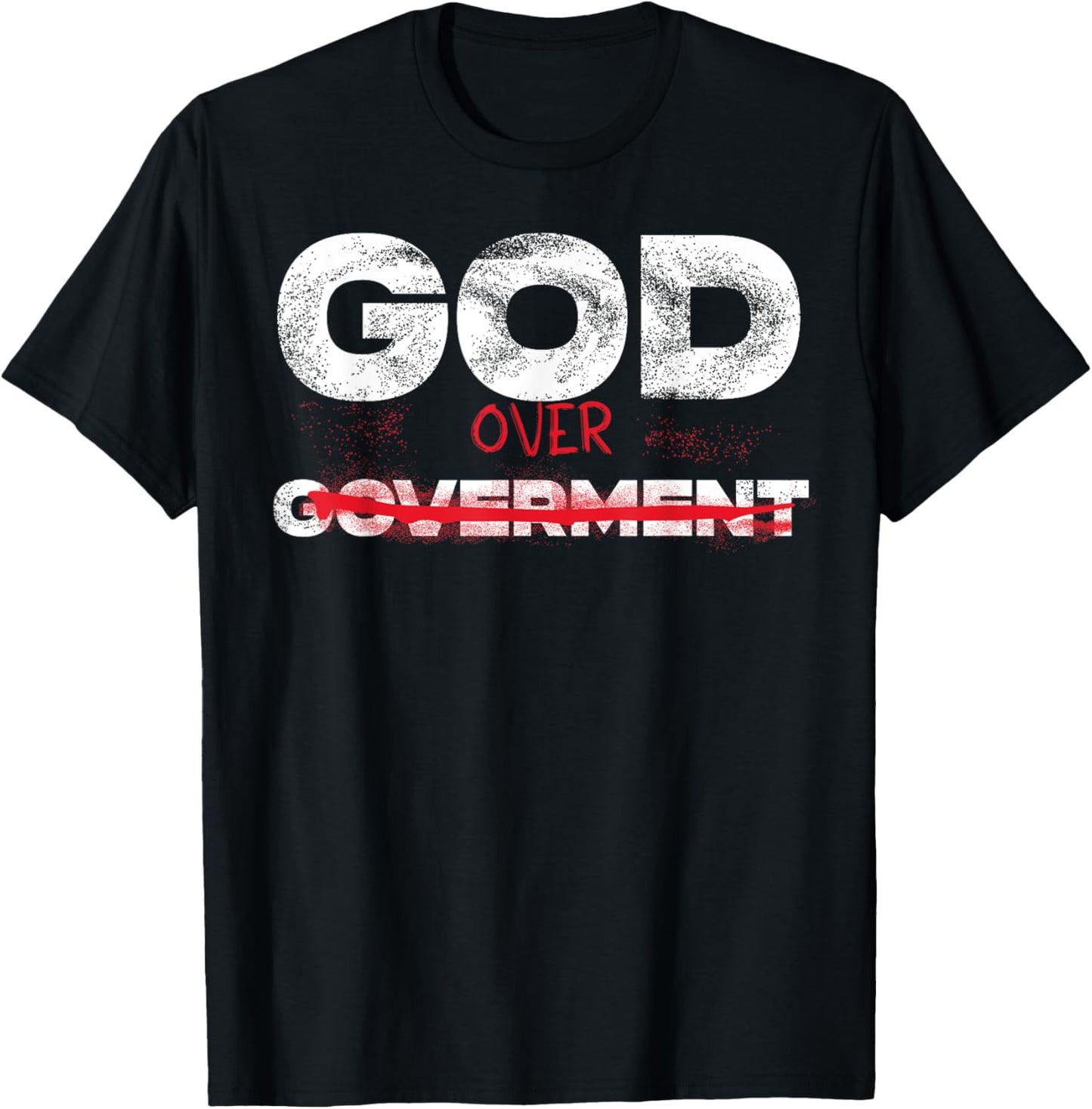 God Over Government T-Shirt - T-Shirt | Black