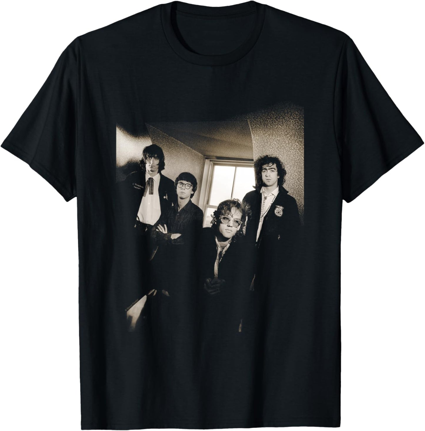 Rock Band REM 1981 Photo by Simon Fowler T-Shirt - T-Shirt | Black