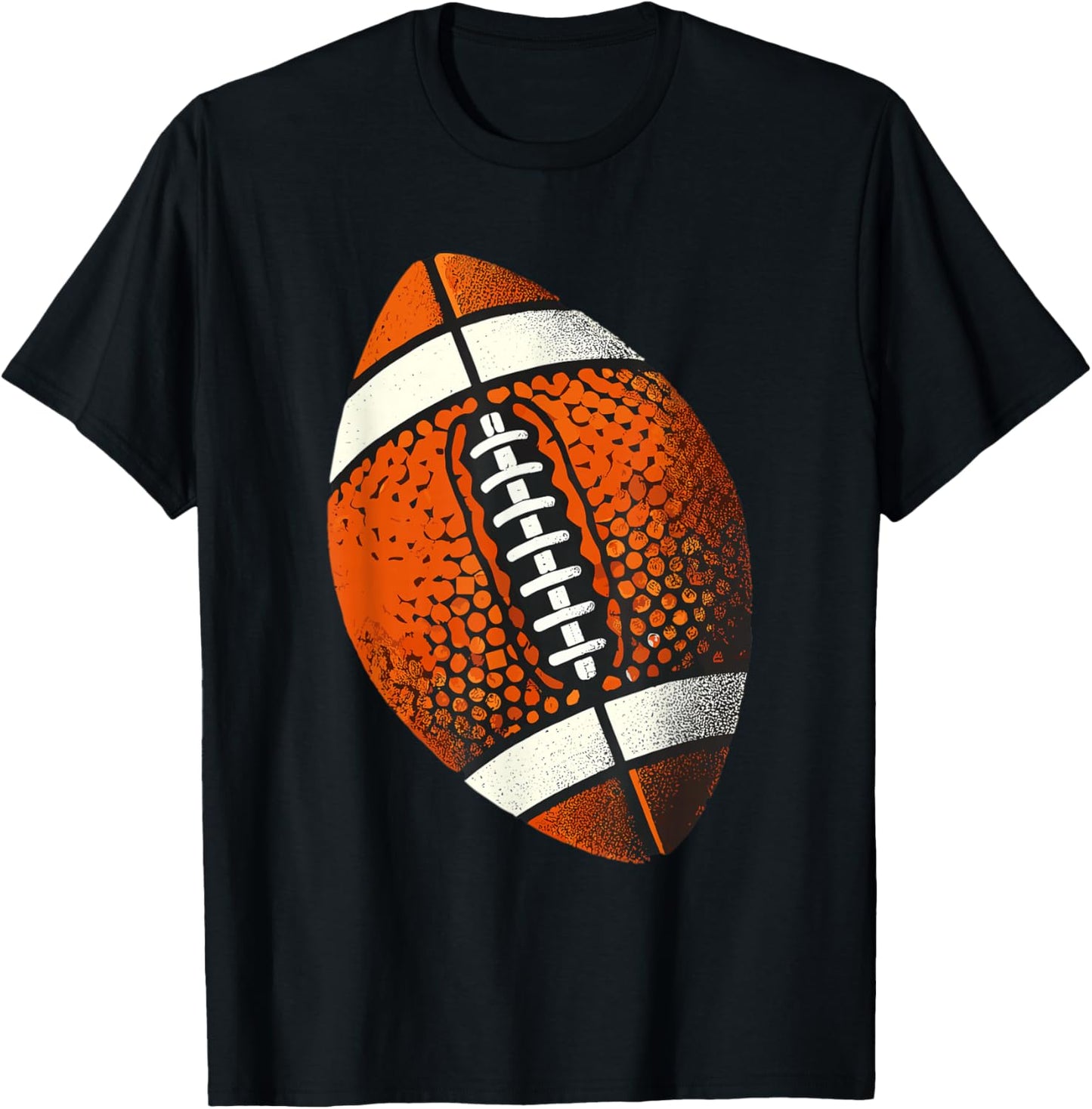 American Football Vintage Football T-Shirt - T-Shirt | Black