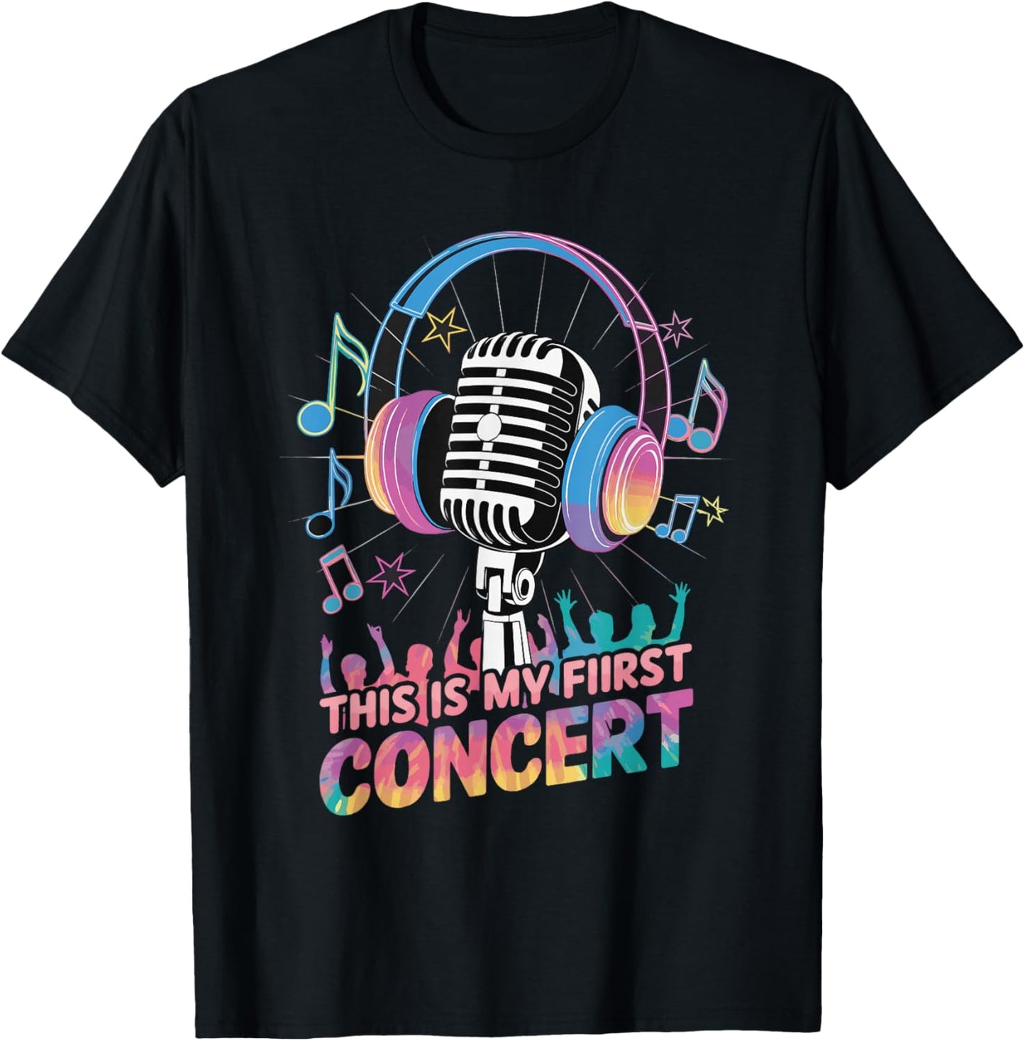This Is My First Concert T-Shirt - T-Shirt | Black