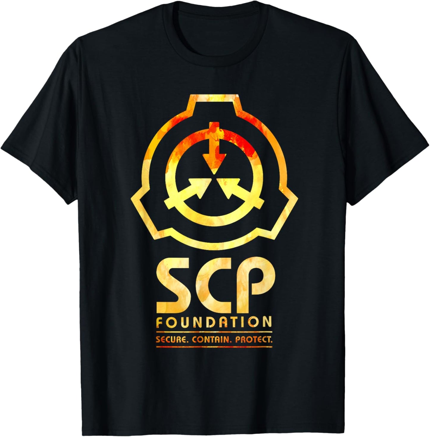 SCP Foundation | Secure Contain Protect | Paranormal SCP T-Shirt - T-Shirt | Black