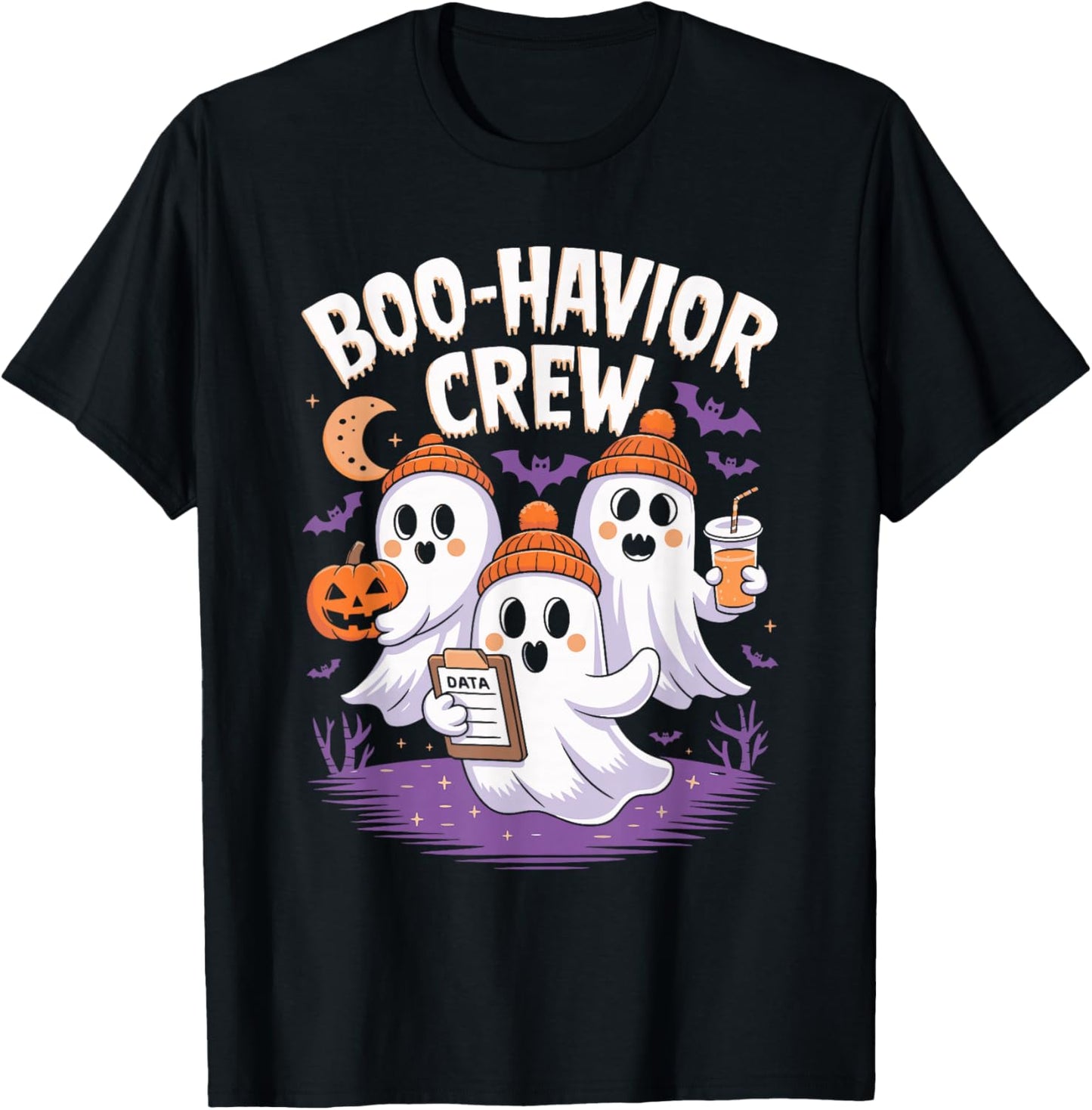 Boo Havior Crew T-Shirt - T-Shirt | Black