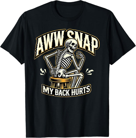 Funny Lumbar Back Surgery Recovery Fusion Get Well Gift Men T-Shirt - T-Shirt | Black