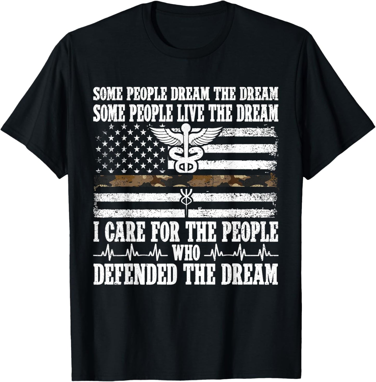 VA Nurse T-Shirt - T-Shirt | Black