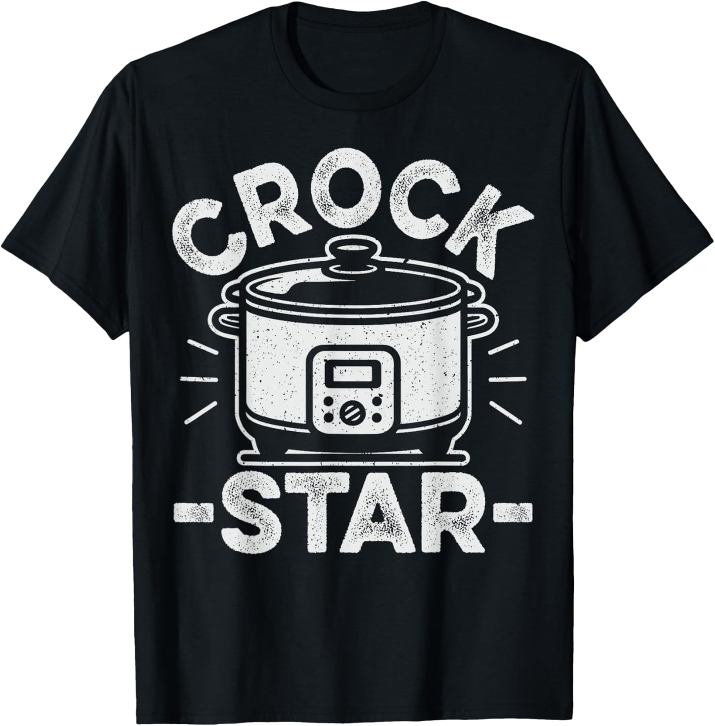 Crock Star Design for a Crock Pot lover T-Shirt - T-Shirt | Black