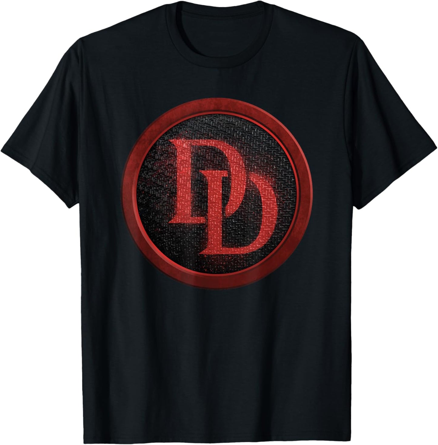 Marvel Daredevil: Born Again Born Again Gritty Red DD Icon T-Shirt - T-Shirt | Black