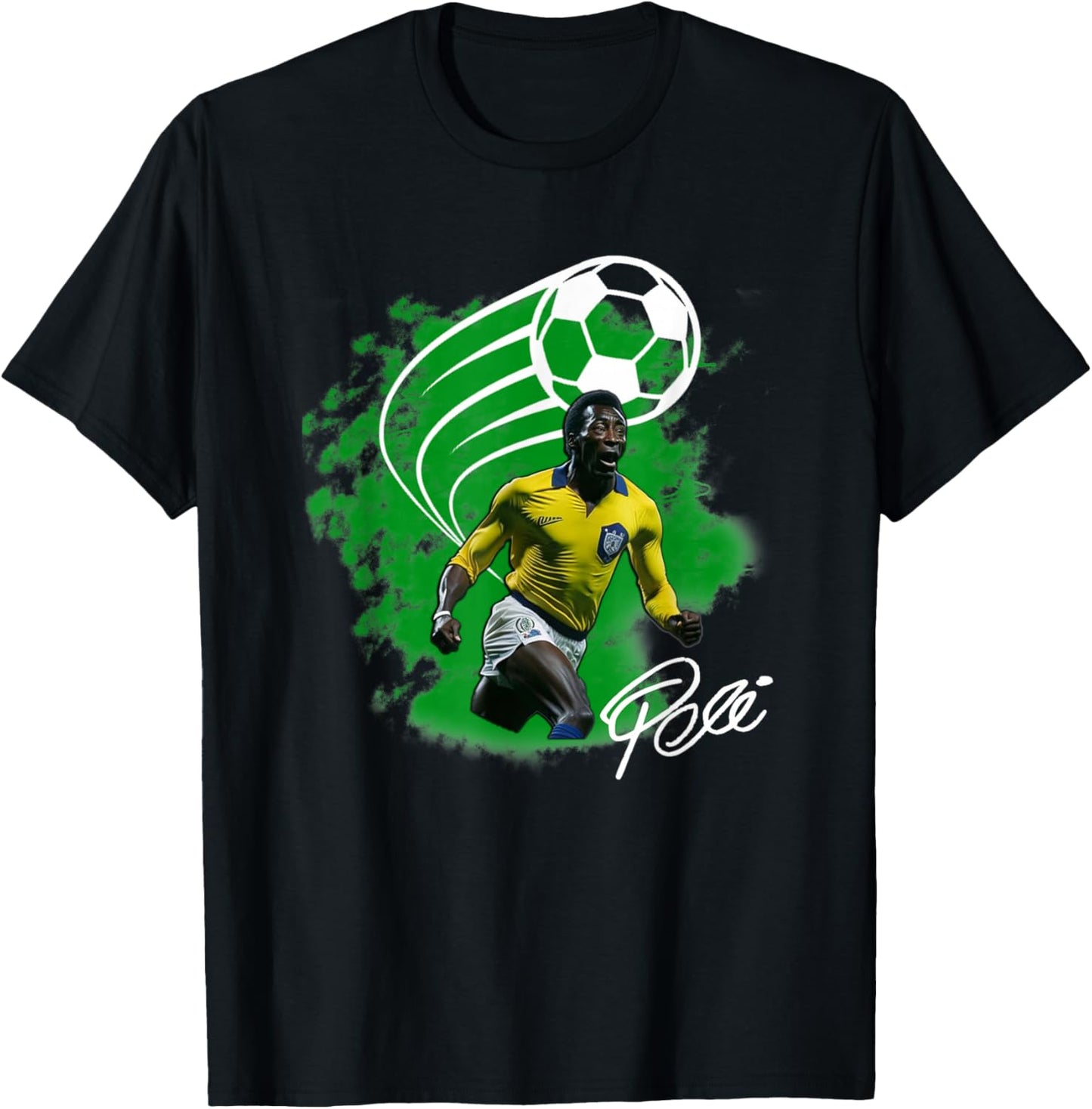 Pele_Brasil_006 T-Shirt - T-Shirt | Black