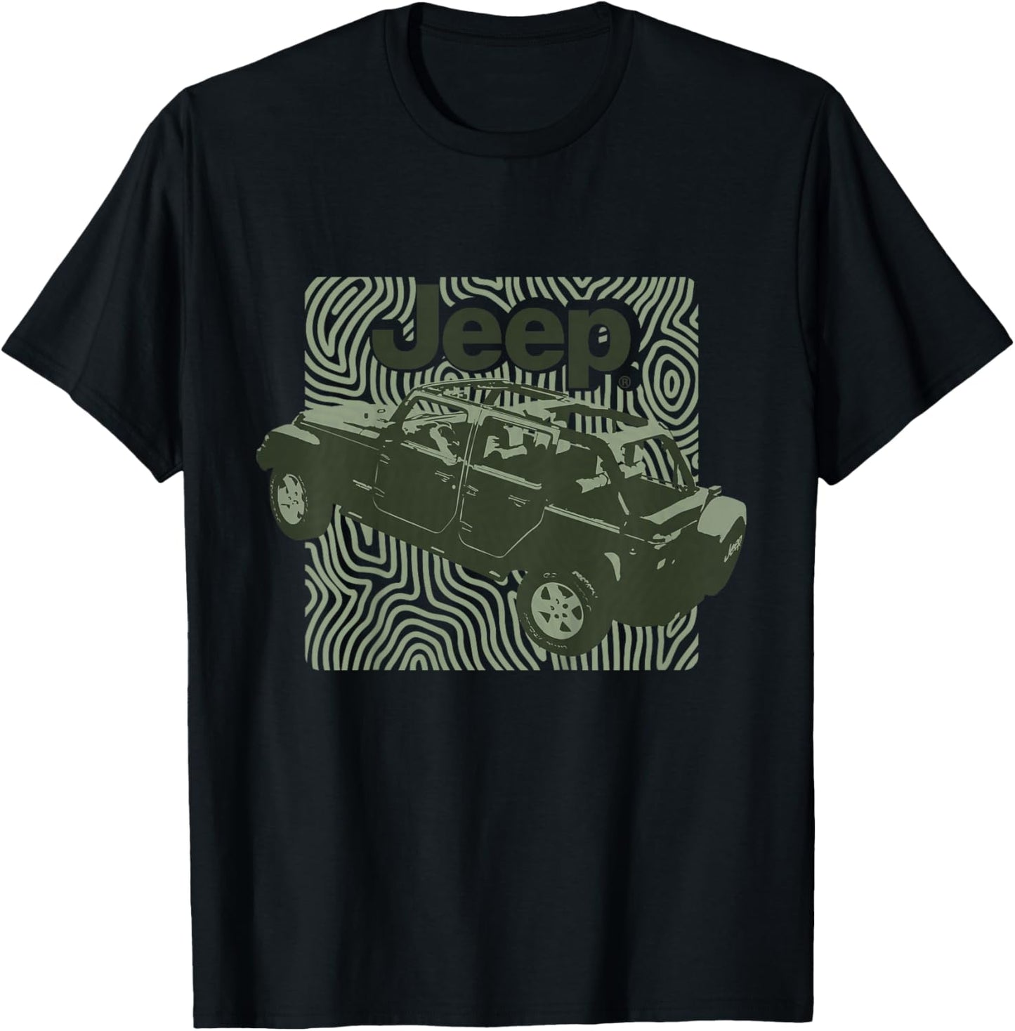 Kids Jeep Top Off - Officially Licensed T-Shirt - T-Shirt | Black