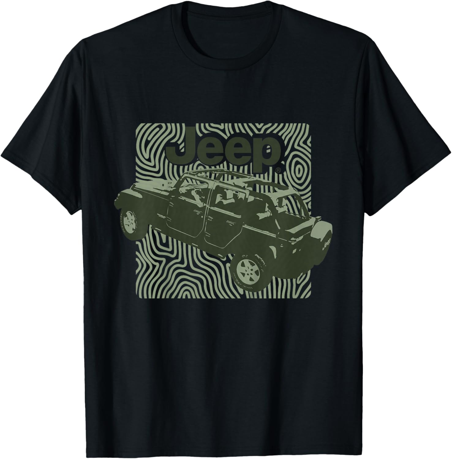Kids Jeep Top Off - Officially Licensed T-Shirt - T-Shirt | Black