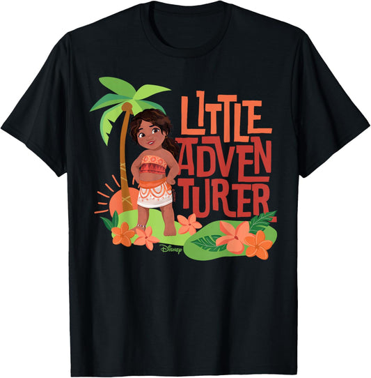 Moana 2 - Simea Little Adventurer T-Shirt - T-Shirt | Black