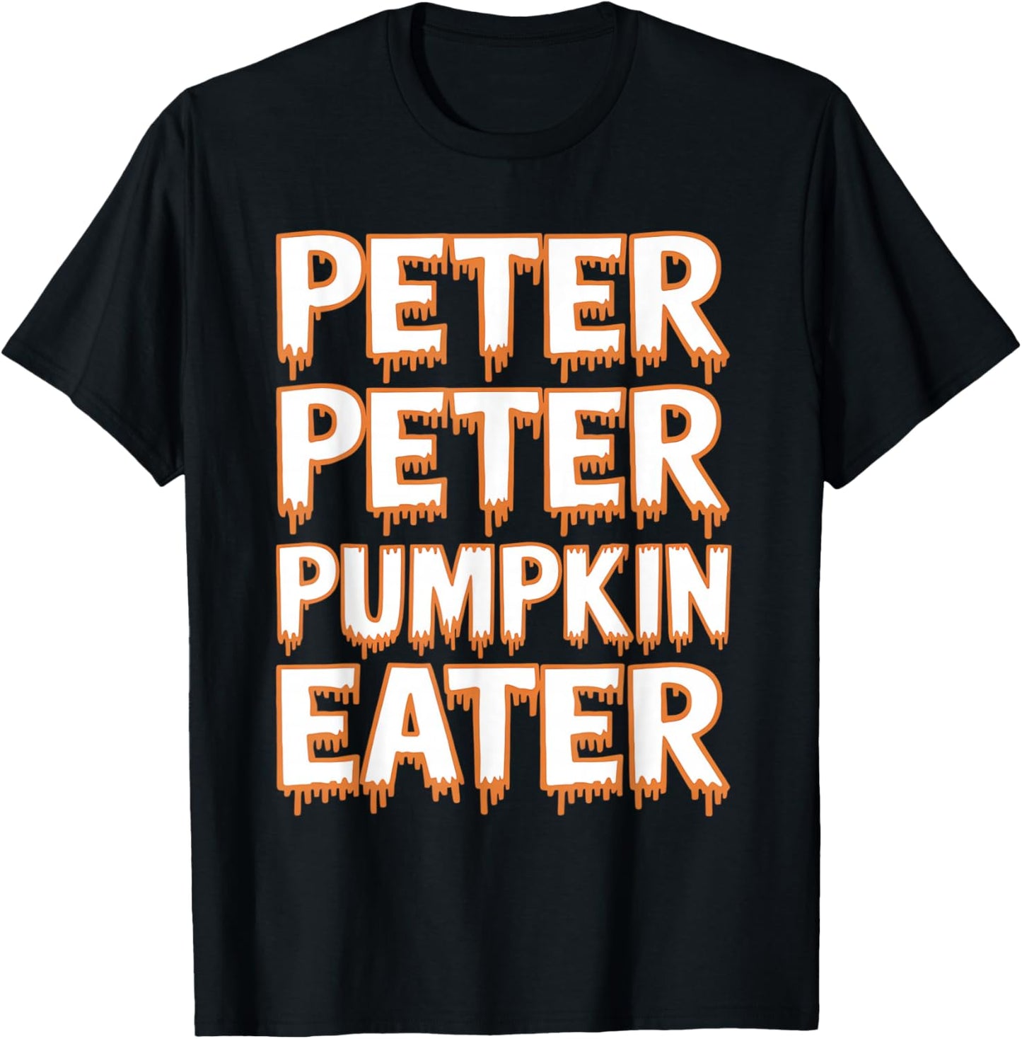 Peter Pumpkin Eater Halloween Couples Trick T-Shirt - T-Shirt | Black