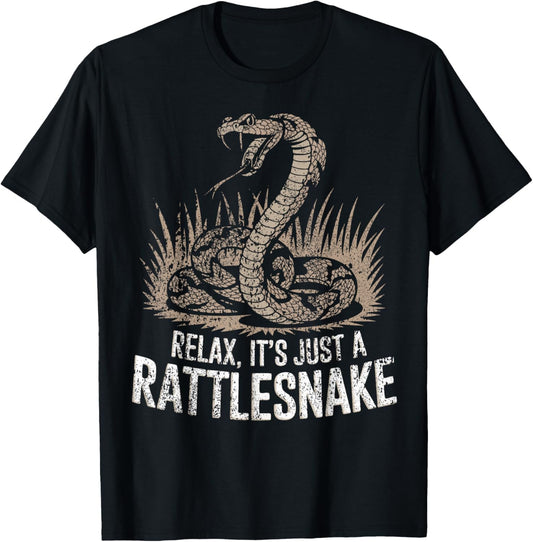 Rattlesnake - Just A Rattlesnake T-Shirt - T-Shirt | Black