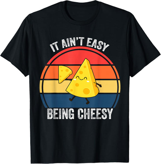 Cheese it aint easy being cheesy funny kids boys girl toddle T-Shirt - T-Shirt | Black