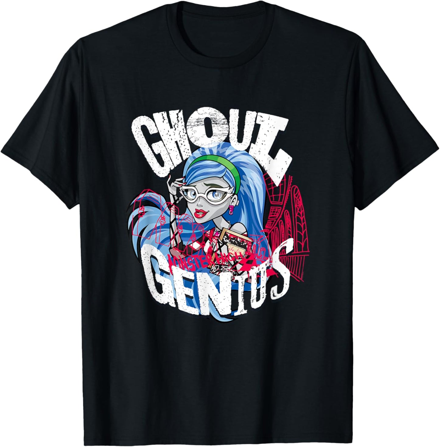 Monster High Alumni - Ghoulia Ghoul Genius T-Shirt - T-Shirt | Black