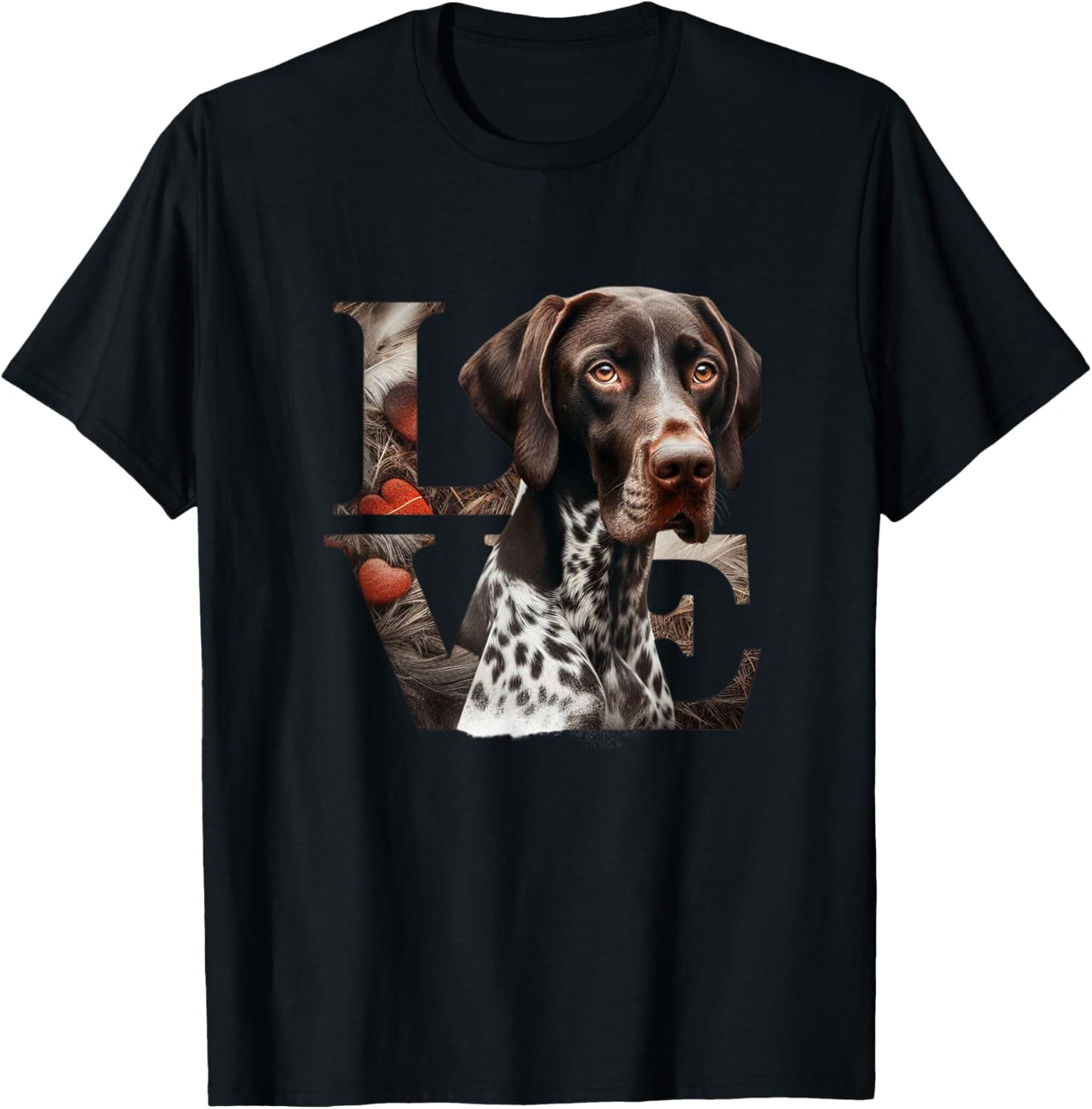 German Shorthair Pointer GSP German Shorthair Pointers T-Shirt - T-Shirt | Black