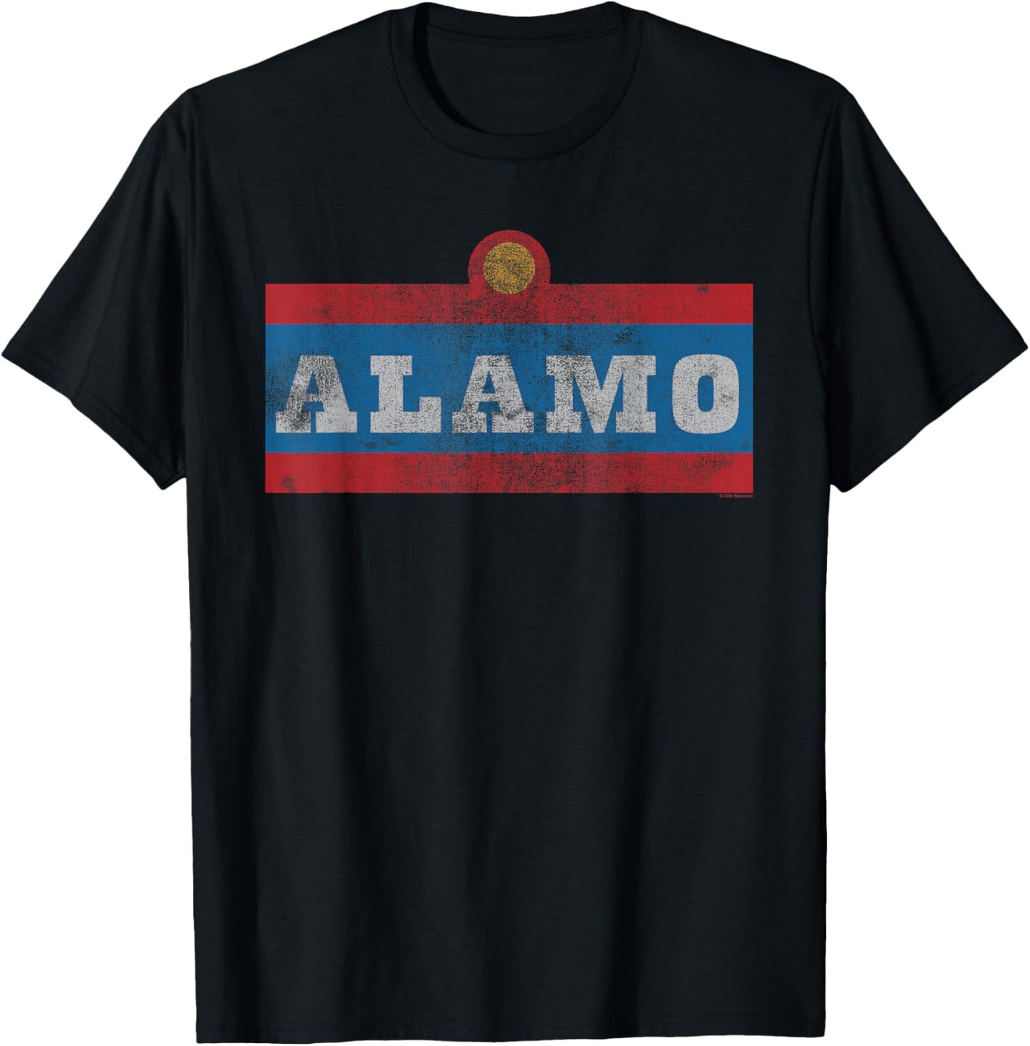 King of The Hill Alamo Beer Logo Cartoon T-Shirt - T-Shirt | Black