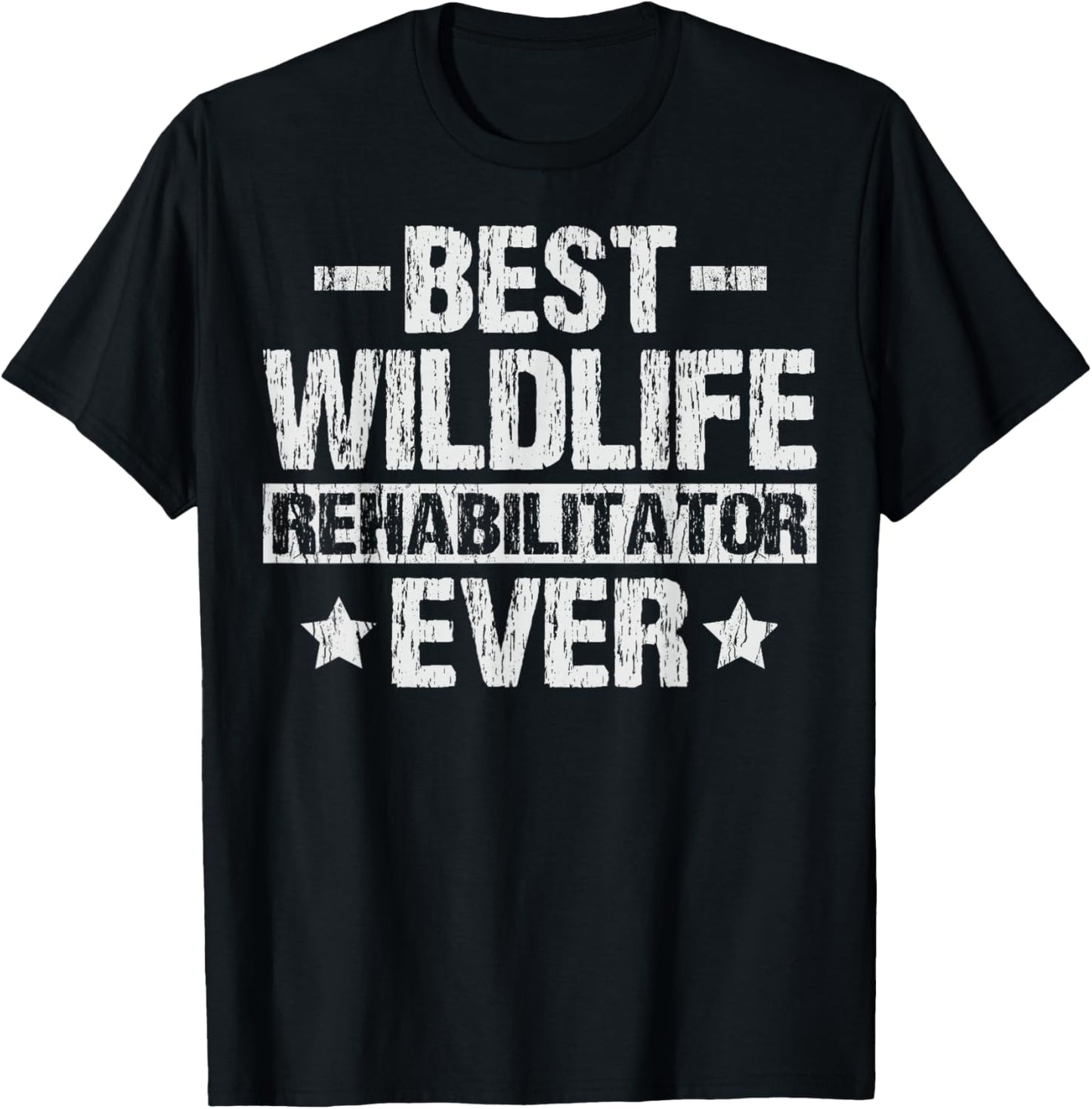 Animal Rehabilitation Quote for a Wildlife rehabilitator T-Shirt - T-Shirt | Black