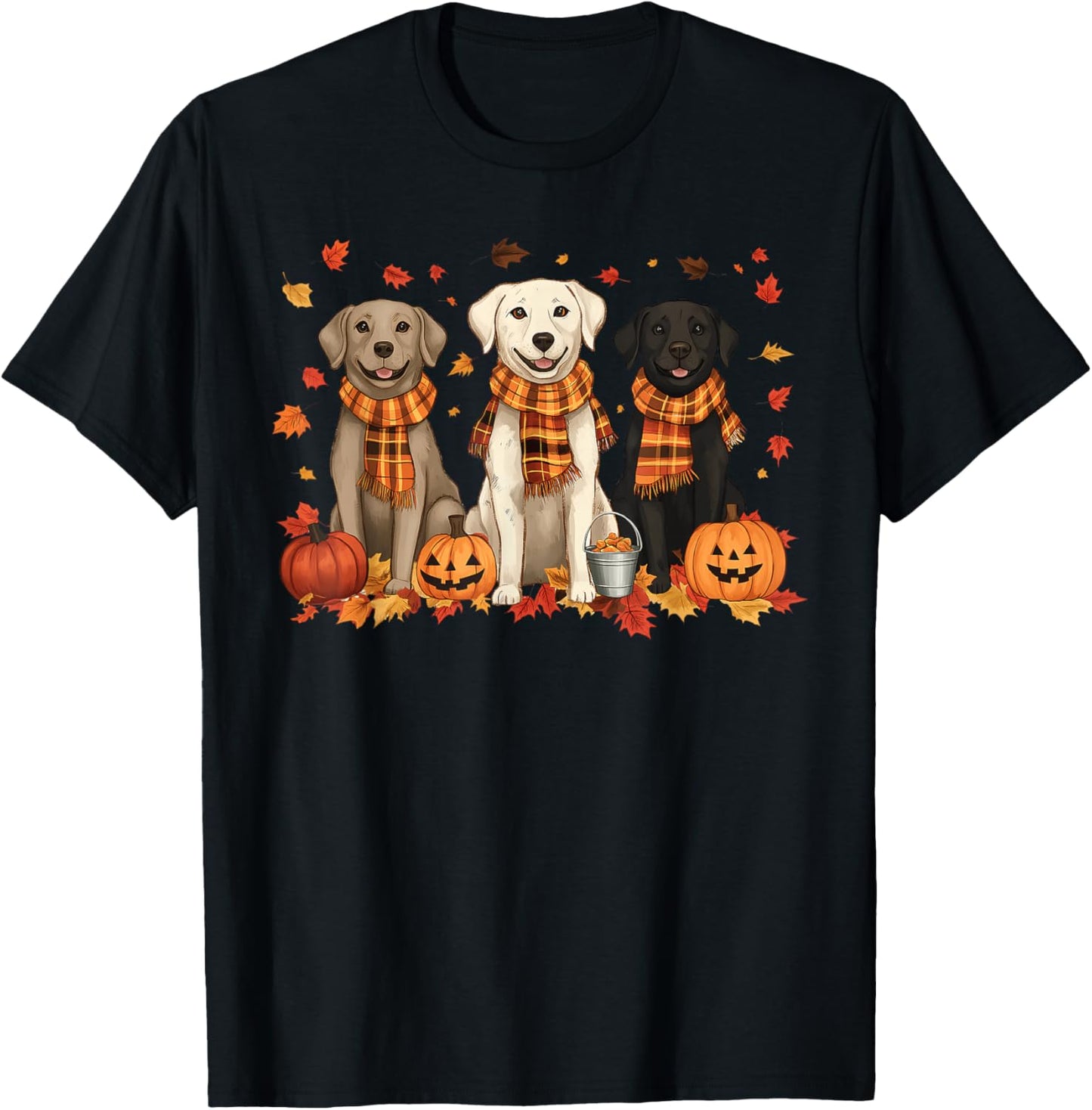 It's Fall Y'all Dog Lover Pumpkin Fall Autumn Thanksgiving T-Shirt - T-Shirt | Black