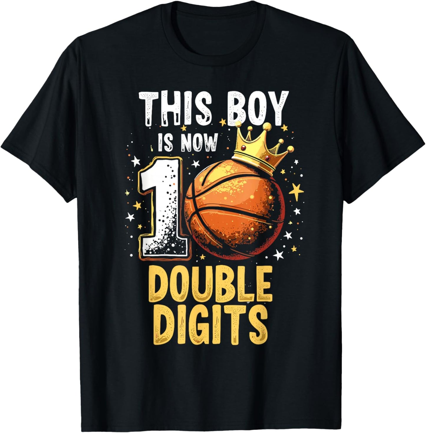 10th Birthday Shirt Boys This Boy Double Digits Ten Year Old T-Shirt - T-Shirt | Black