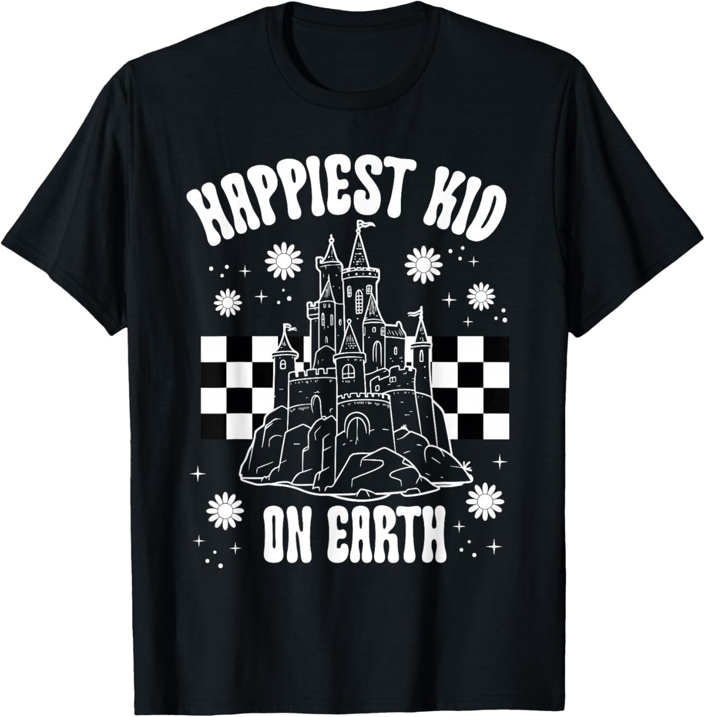 Happiest Kid On Earth Magical Castle T-Shirt - T-Shirt | Black