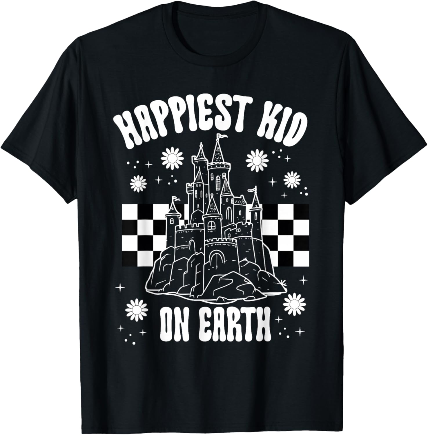 Happiest Kid On Earth Magical Castle T-Shirt - T-Shirt | Black