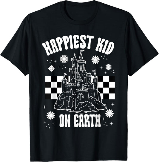 Happiest Kid On Earth Magical Castle T-Shirt - T-Shirt | Black