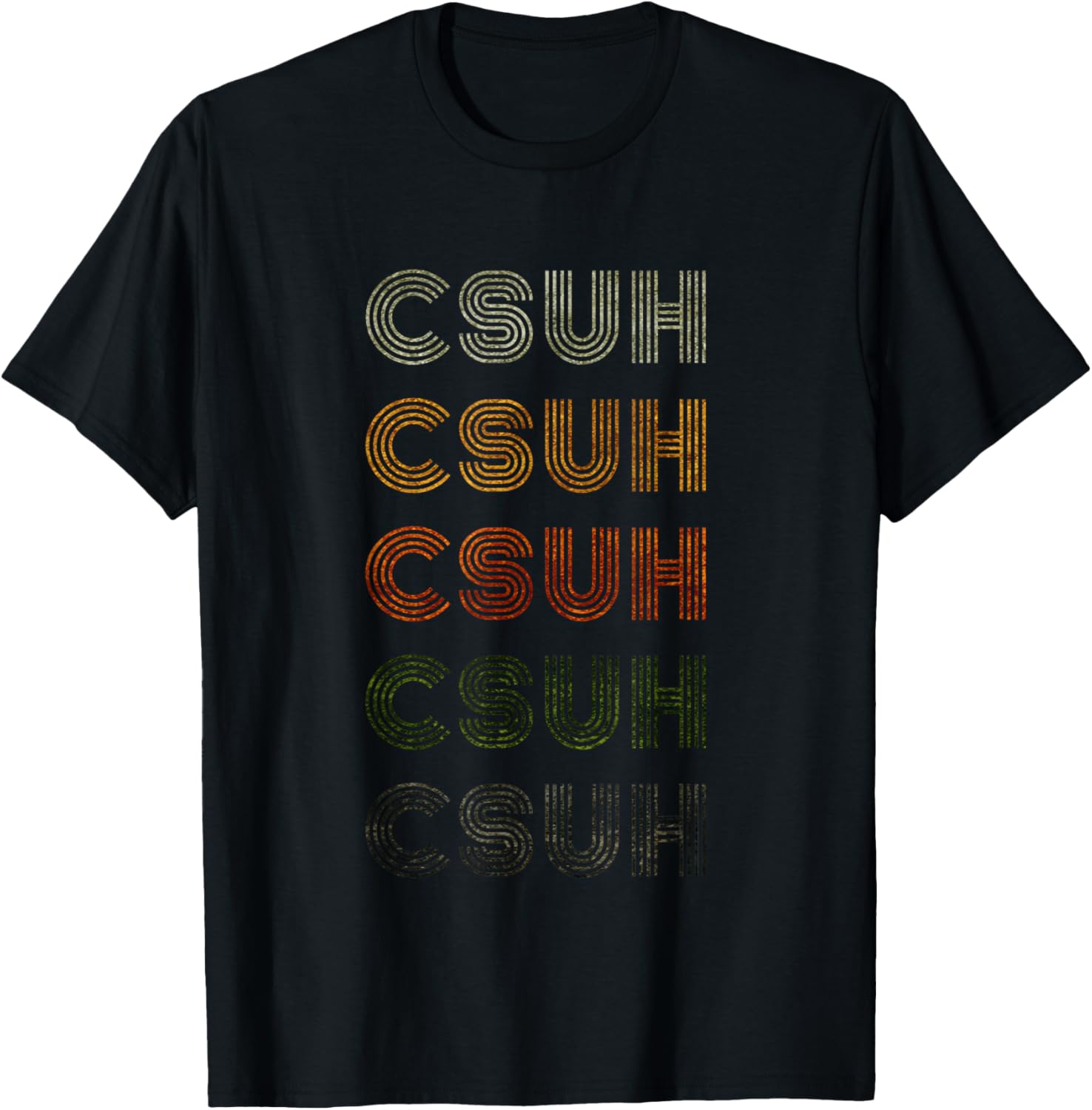 Love Heart Csuh Grunge Vintage Style Black Csuh T-Shirt - T-Shirt | Black