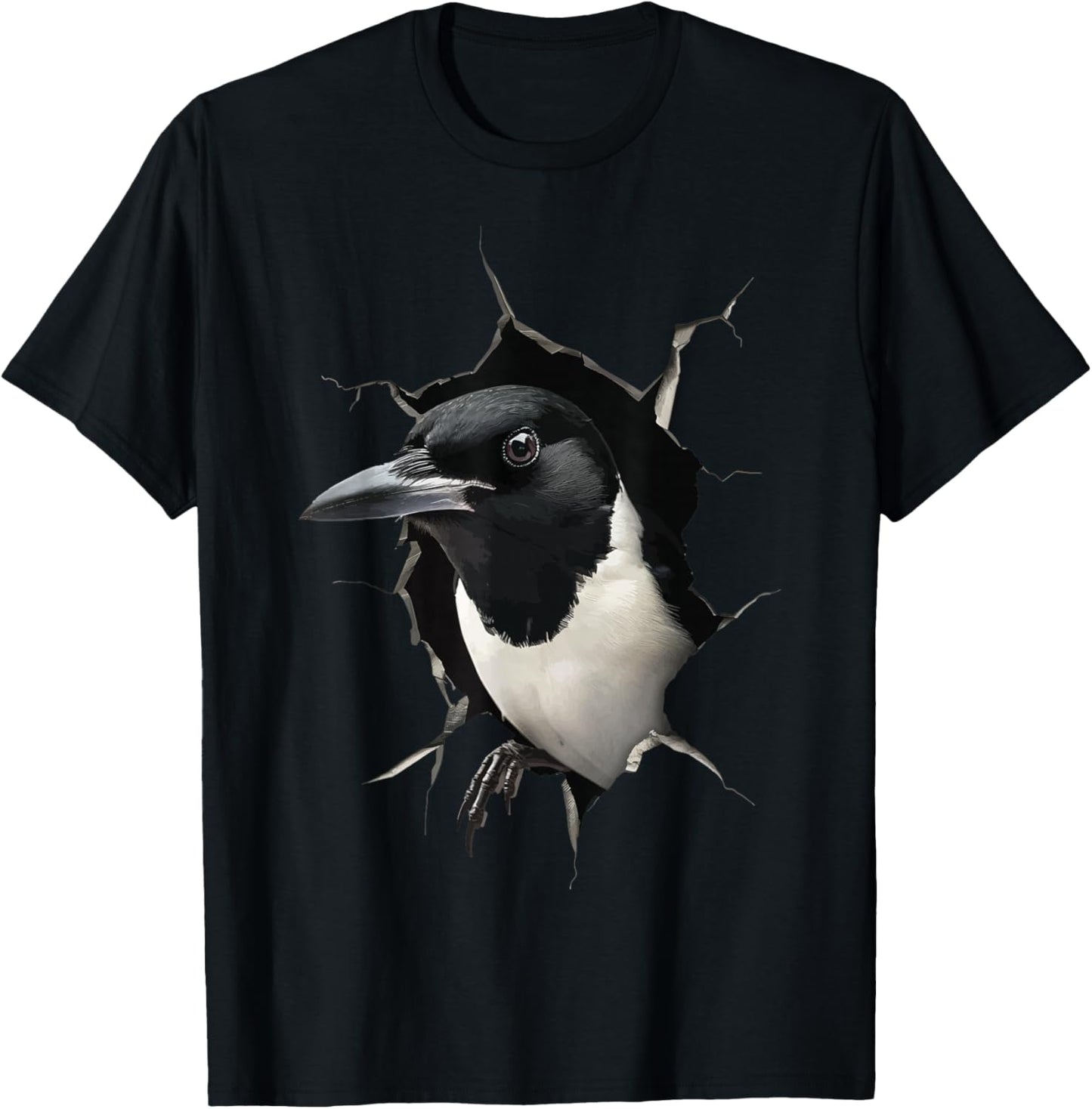 Magpie T-Shirt - T-Shirt | Black