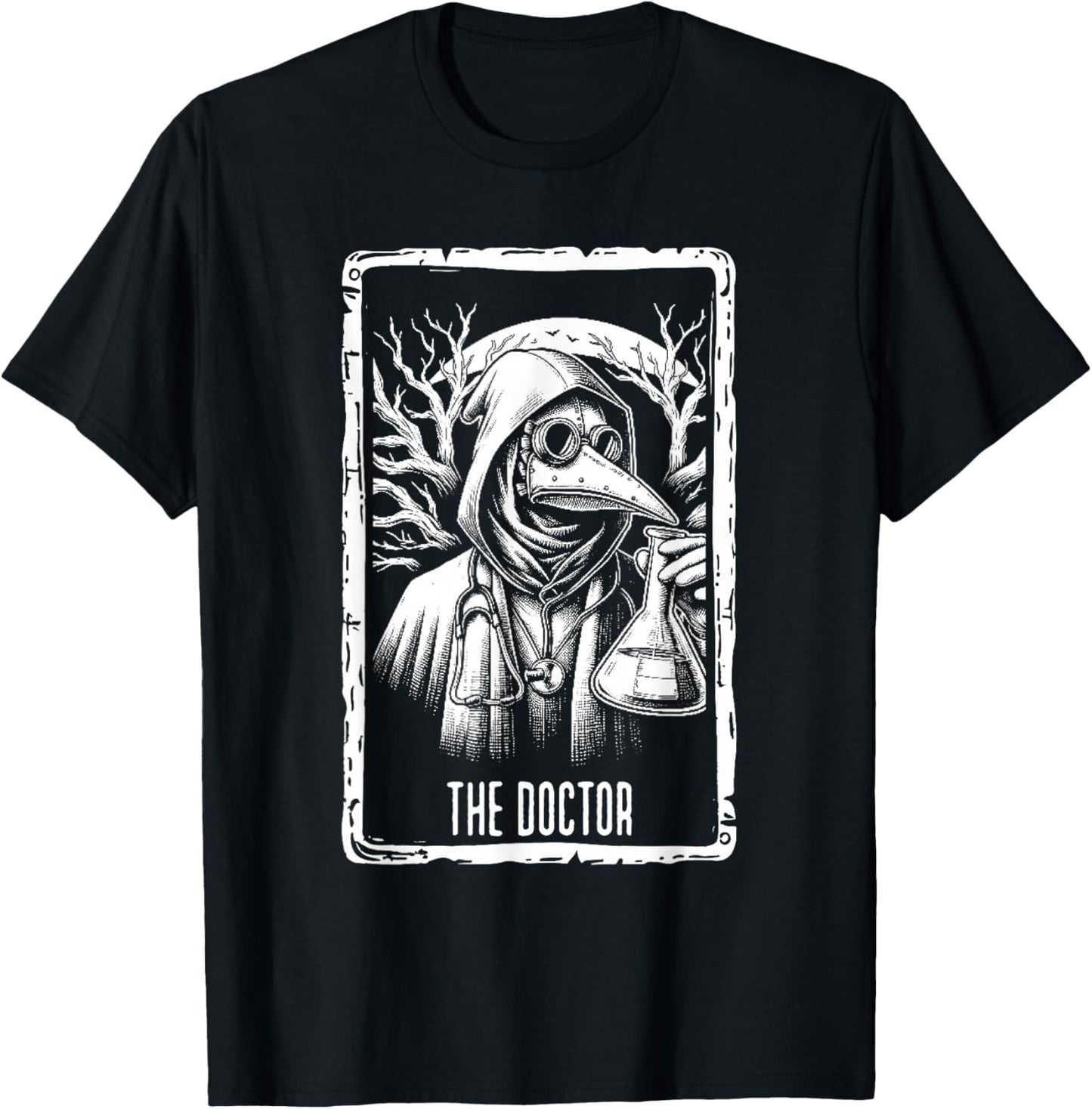 Tarot Witch Magic Occult Death Spell The Doctor T-Shirt - T-Shirt | Black