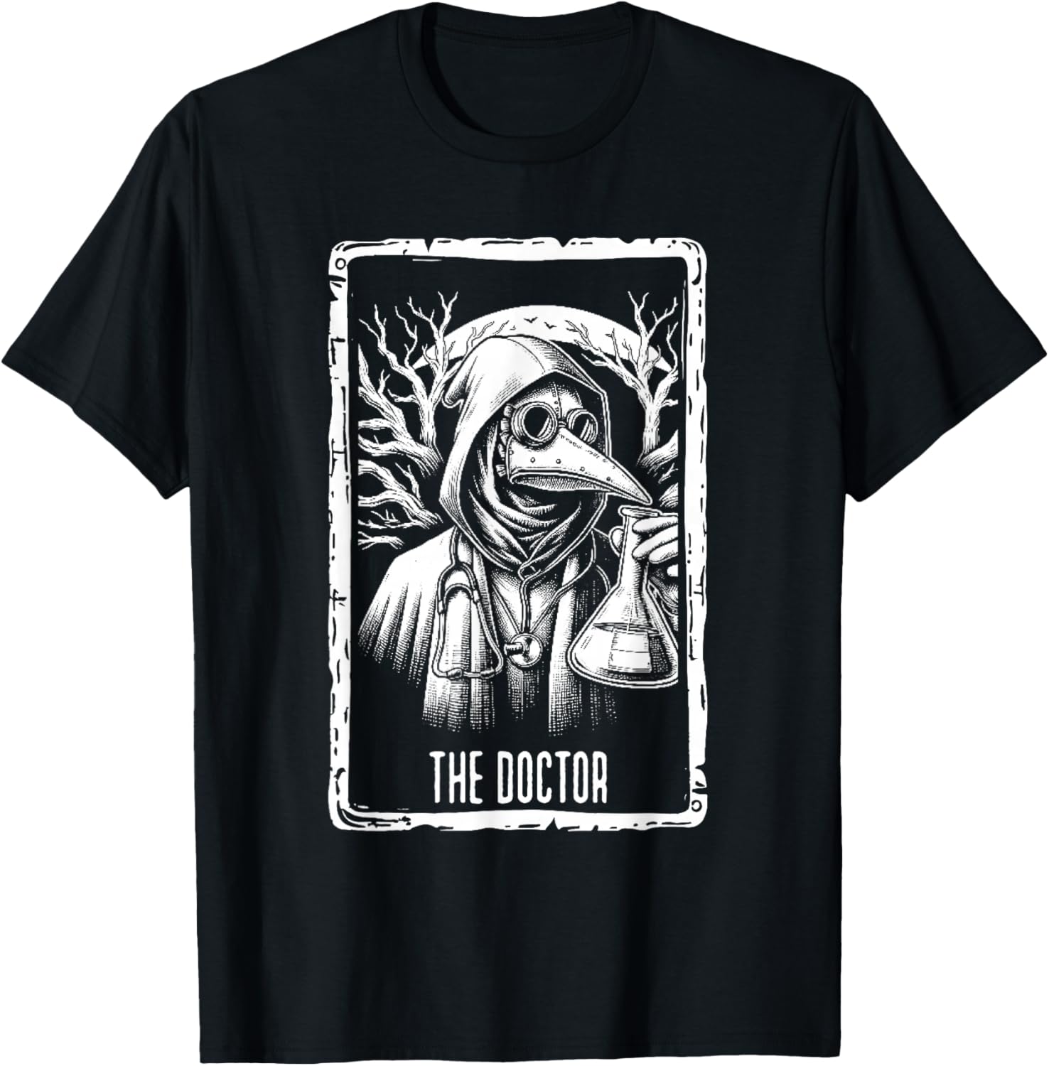 Tarot Witch Magic Occult Death Spell The Doctor T-Shirt - T-Shirt | Black