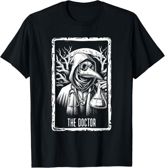Tarot Witch Magic Occult Death Spell The Doctor T-Shirt - T-Shirt | Black