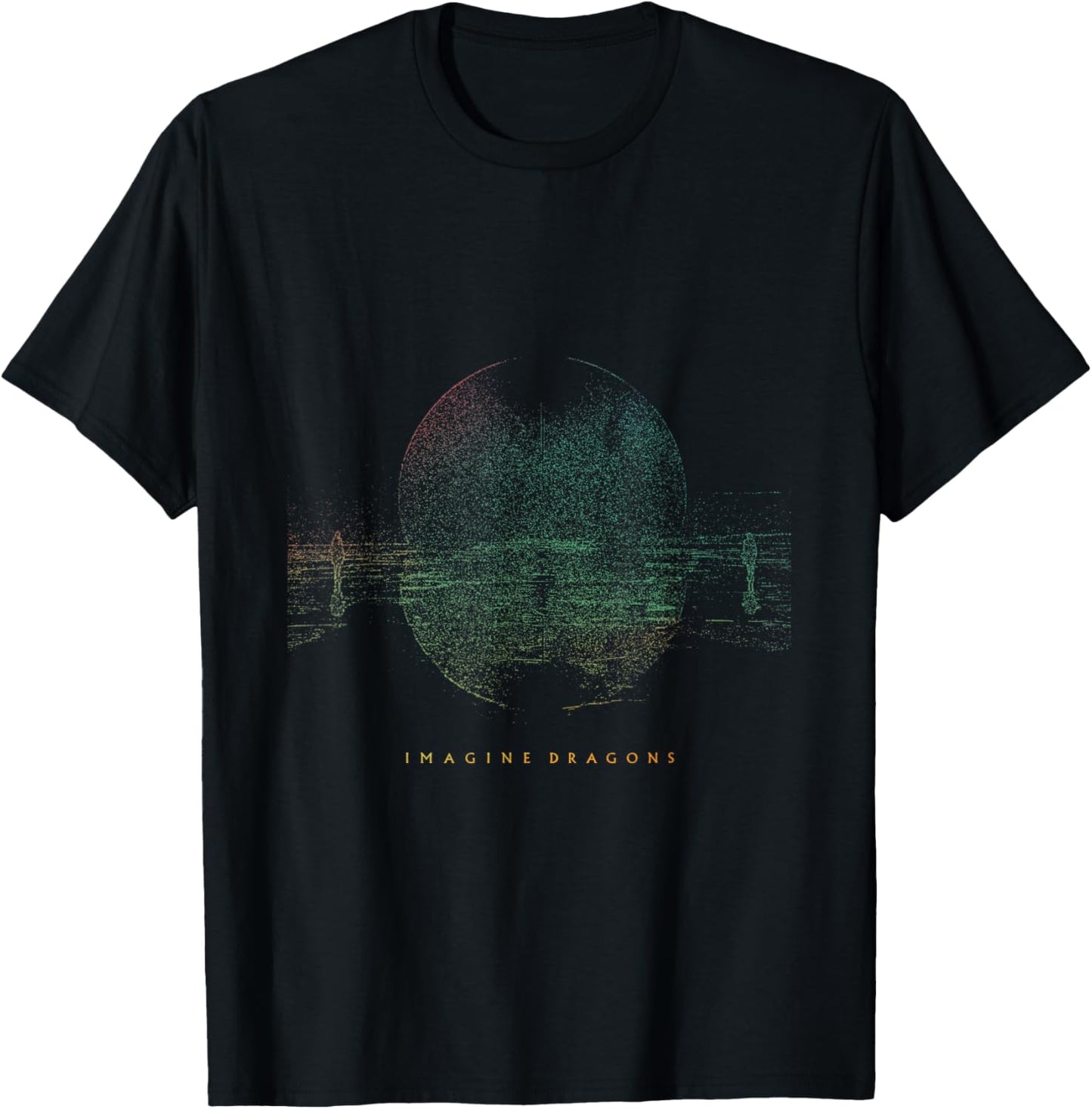 Official Imagine Dragons Distress Fade T-Shirt - T-Shirt | Black