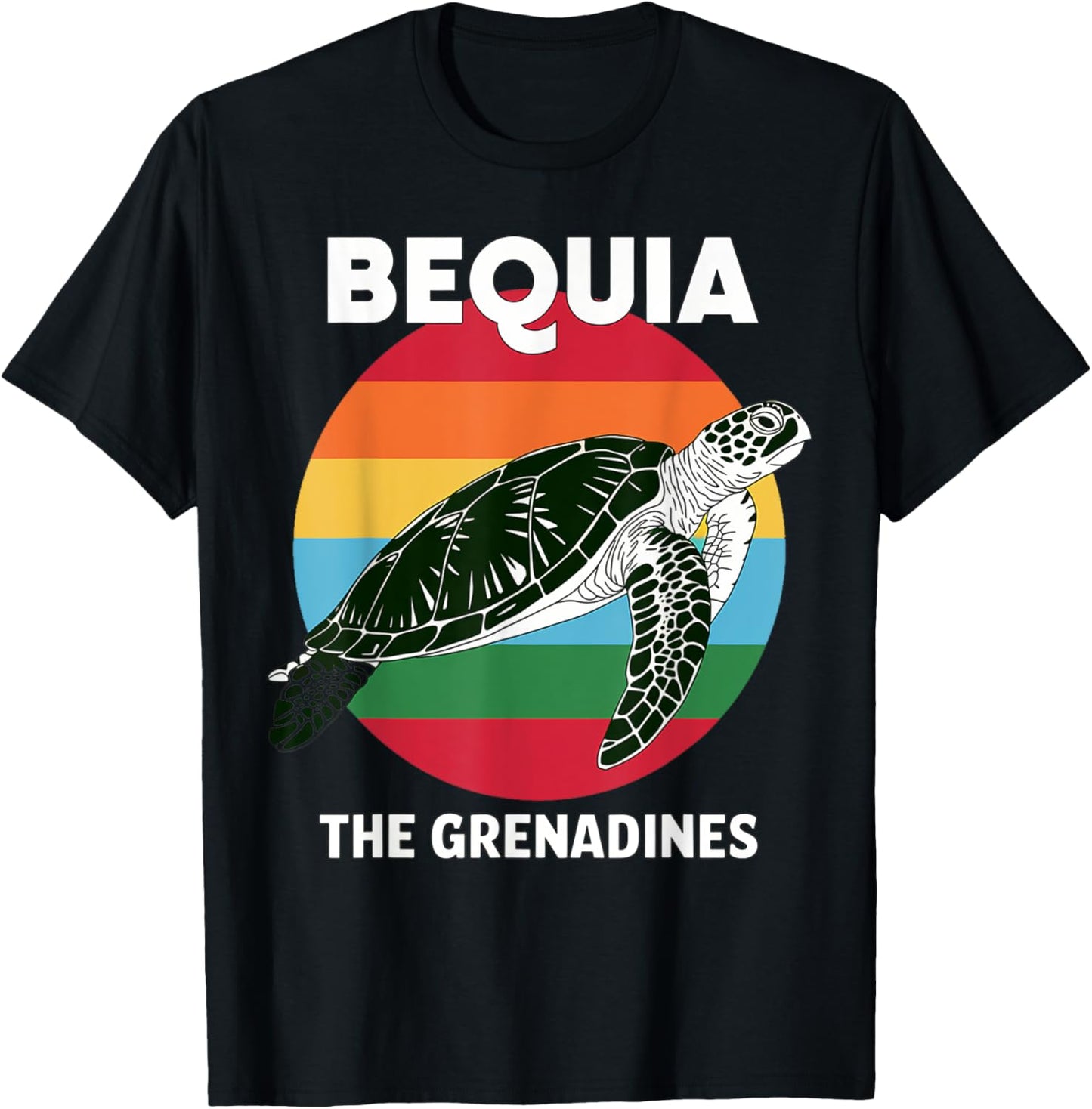 Bequia The Grenadines Vacation Souvenirs T-Shirt - T-Shirt | Black