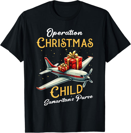 Funny Operation Christmas Child Funny Family Matching Xmas T-Shirt - T-Shirt | Black
