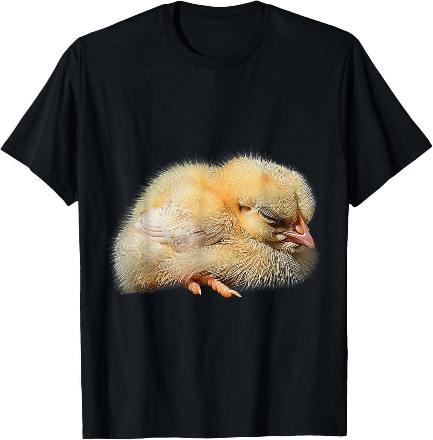 Chicken Sleeping T-Shirt - T-Shirt | Black