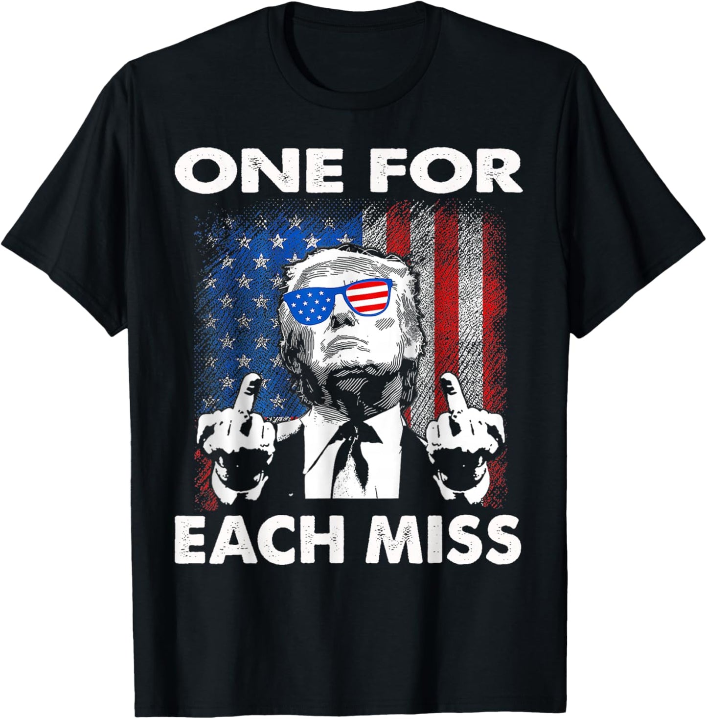Trump One for Each Miss T-Shirt - T-Shirt | Black