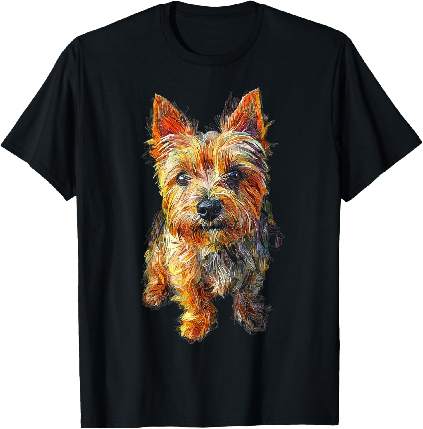 Cairn Terrier Dog Motif Pet Illustration Cairn Terrier Women Kids T-Shirt - T-Shirt | Black