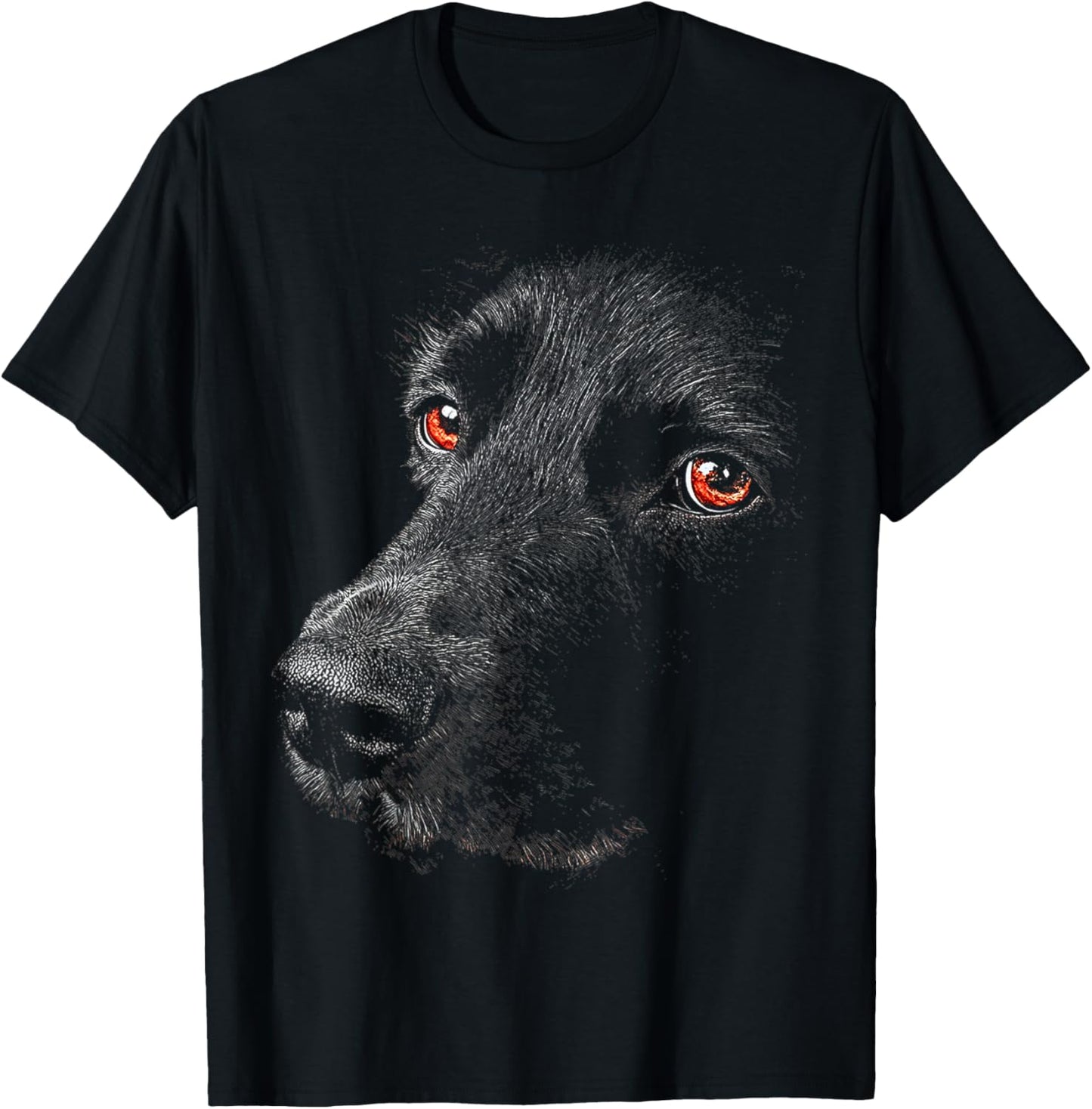 Munsterlander Dog Motif Pet Artwork Munsterlander T-Shirt - T-Shirt | Black