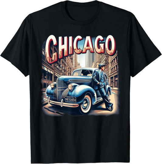 Vintage Chicago T-Shirt - T-Shirt | Black