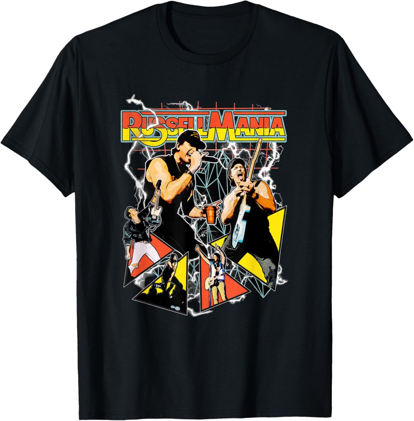 Russell Dickerson Russell Mania T-Shirt - T-Shirt | Black