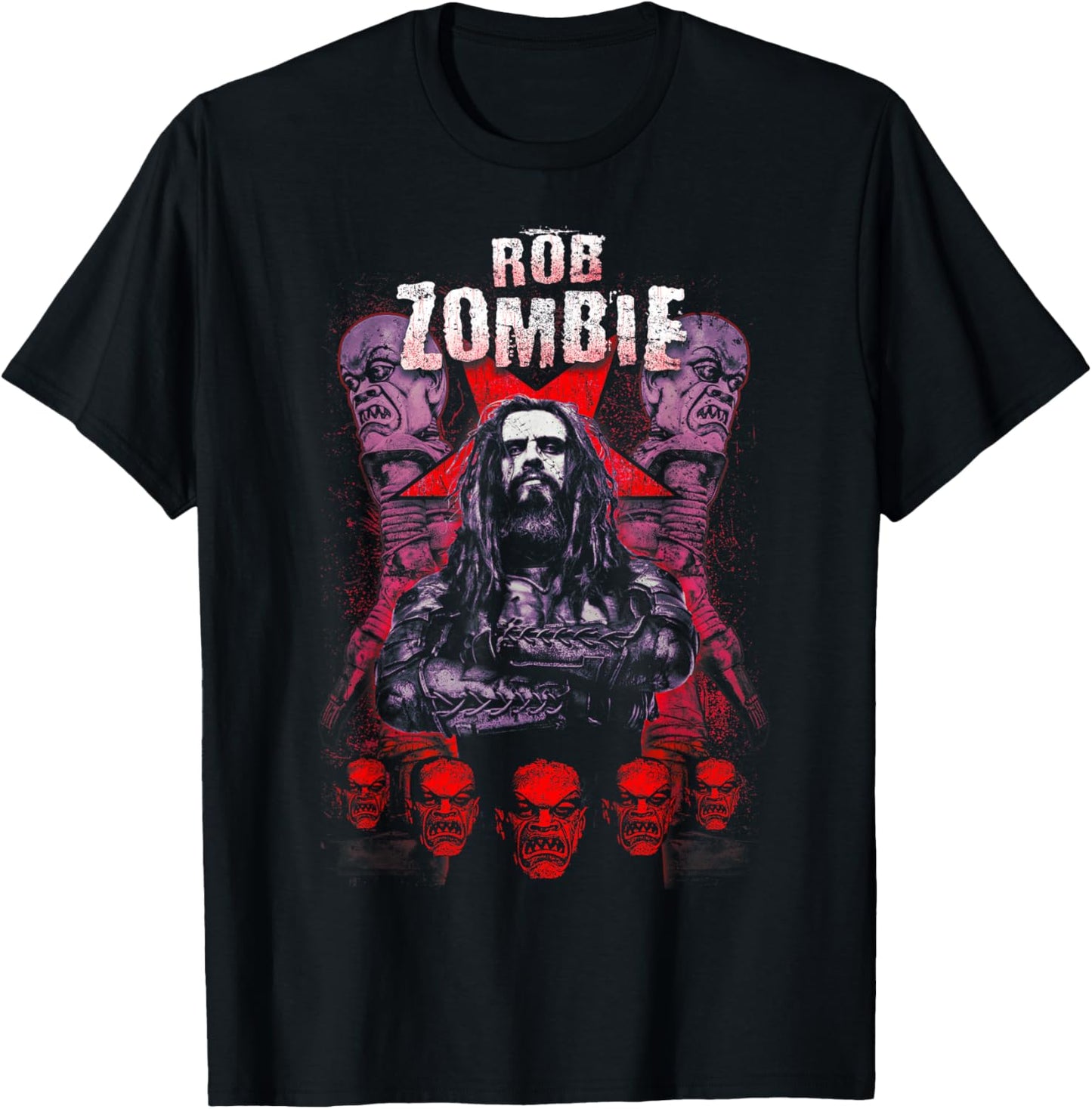 Rob Zombie Army Of Robots T-Shirt - T-Shirt | Black